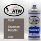 Preview: Opel, Saroman Metallic, 40N: 400ml Sprühdose, von ATW Autoteile West.